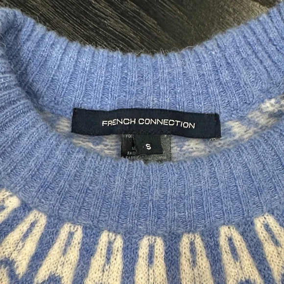 French Connection Multicolor Zigzag Women's Sweater - Picture 2 of 4